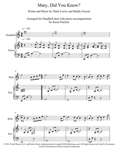 Mary, Did You Know? (arr. Karen Puckett)