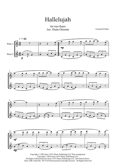 Hallelujah (arr. Duda Oriontte)