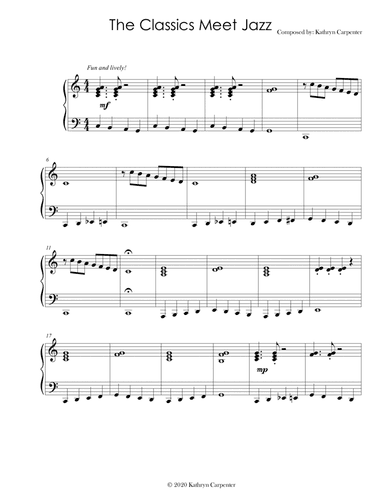 The Classics Meet Jazz