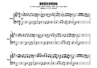 Homecoming (arr. Felix Shepherd)