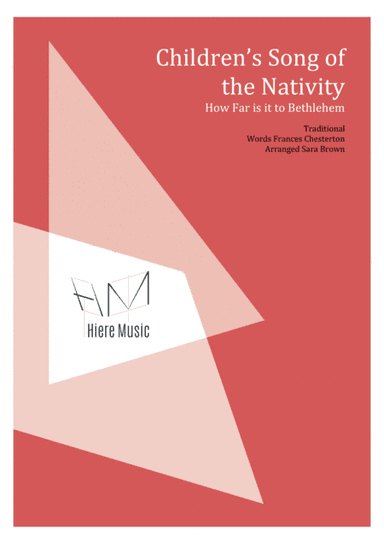 Children's Song of the Nativity (arr. Sara Brown)