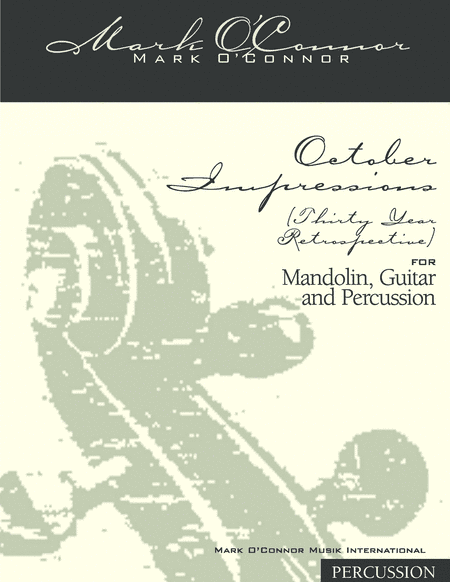 October Impressions (percussion part – mandolin, guitar, percussion)