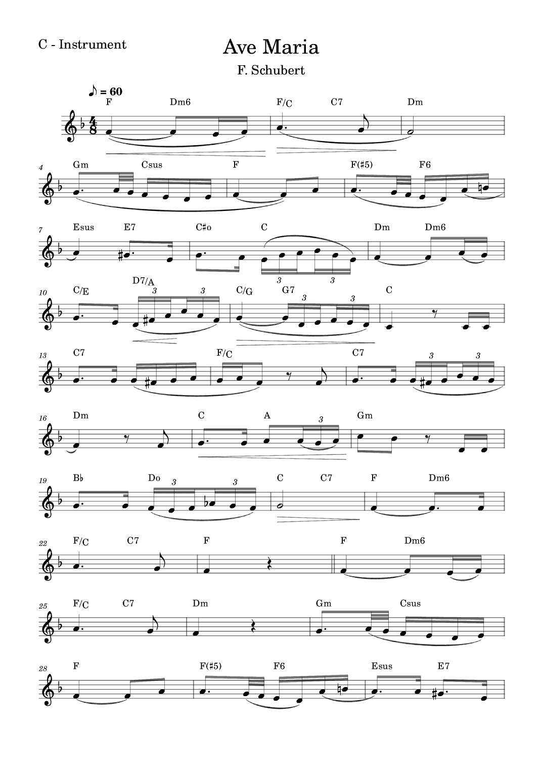 Ave Maria (arr. Fabio Eduardo de Oliveira)