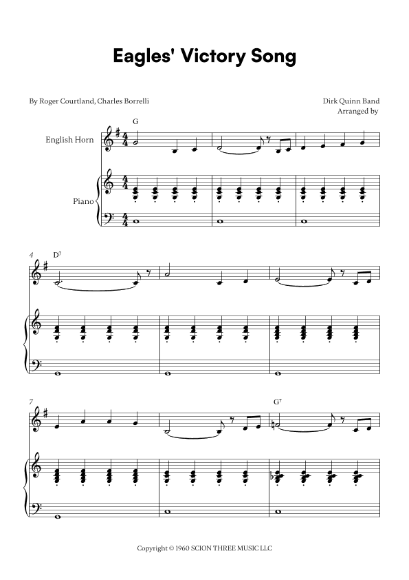 Eagles' Victory Song (arr. Cadenza Editions)