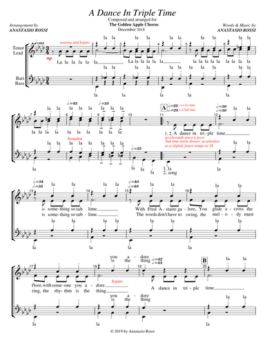 A Dance in Triple Time