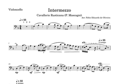 Intermezzo (Cavalleria Rusticana) - Easy Arrangement (arr. Fabio Eduardo de Oliveira)