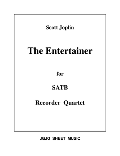 The Entertainer for Recorder Quartet (arr. James Grush)