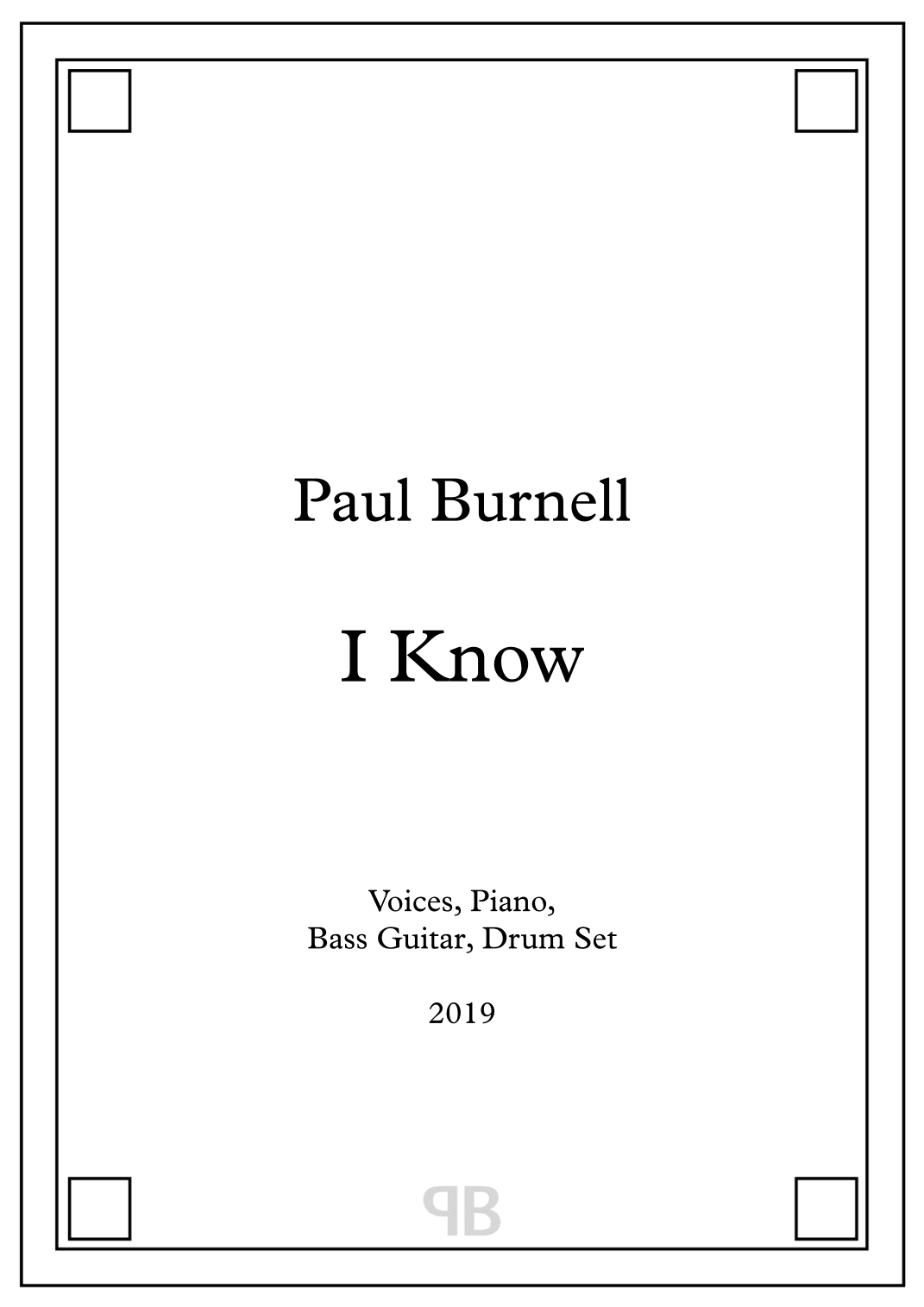 I Know
