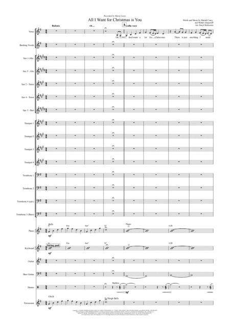 All I Want For Christmas Is You (arr. Daryl McKenzie)