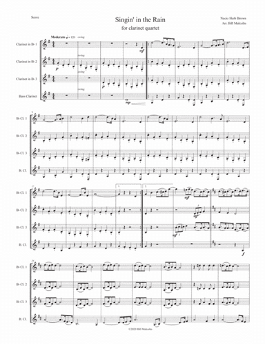 Singin' In The Rain (arr. Bill Malcolm)