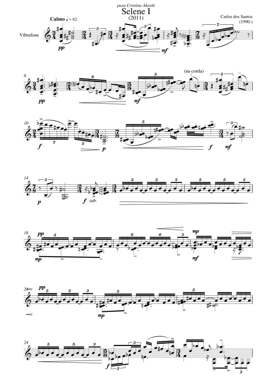 Selene I for Vibraphone