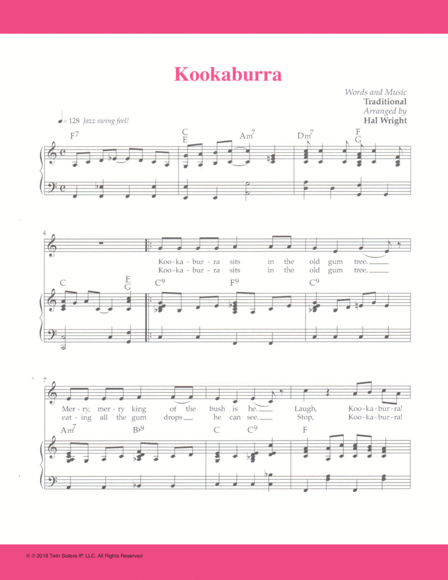 Kookaburra (arr. Hal Wright)
