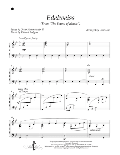 Edelweiss (arr. Lorie Line)