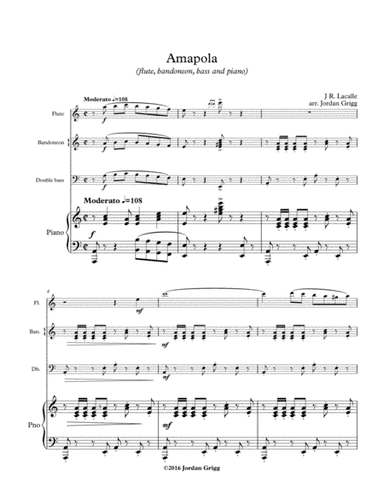 Amapola (arr. Jordan Grigg)