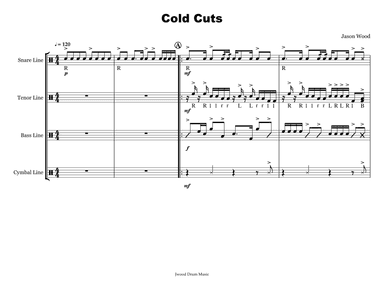 Cold Cuts (Drumline Cadence)