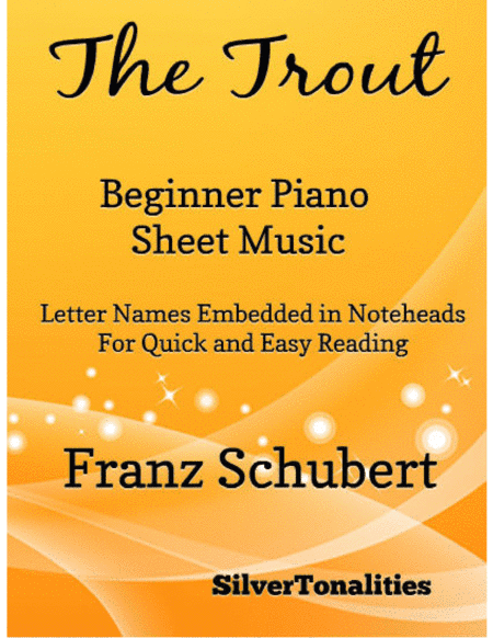 The Trout Beginner Piano Sheet Music (arr. SilverTonalities)