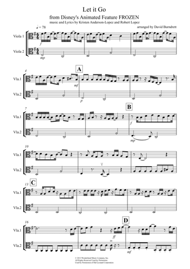 Let It Go (from Frozen) (arr. David Burndrett)