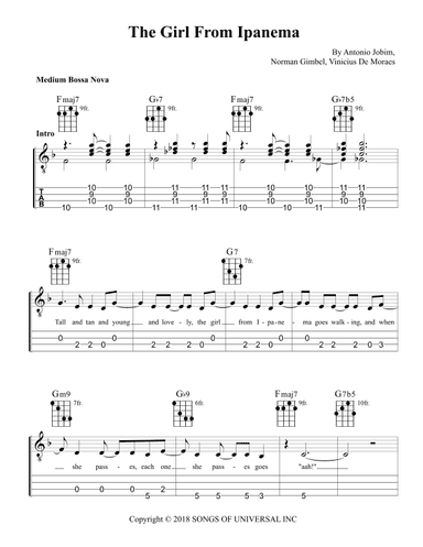 The Girl From Ipanema (garôta De Ipanema) (arr. Brent Robitaille)