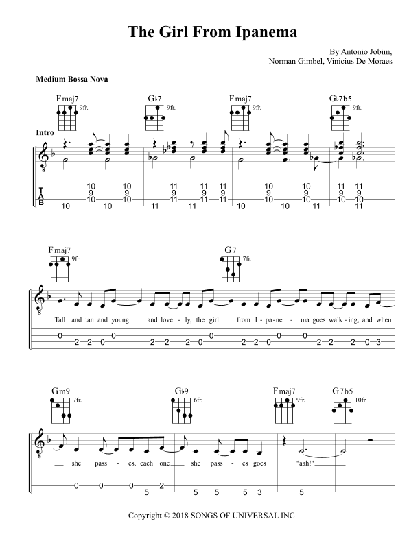 The Girl From Ipanema (garôta De Ipanema) (arr. Brent Robitaille)