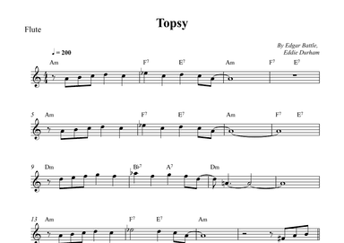 Topsy (arr. Wesley S. SIlva)