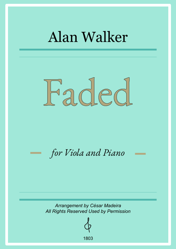Faded (arr. César Madeira)