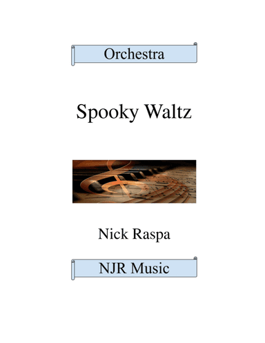 Spooky Waltz from Three Dances for Halloween (full set)