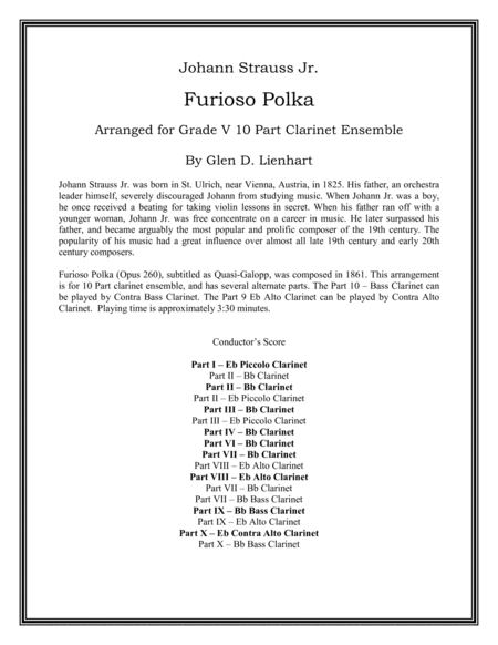 Furioso Polka (arr. Glen D. Lienhart)