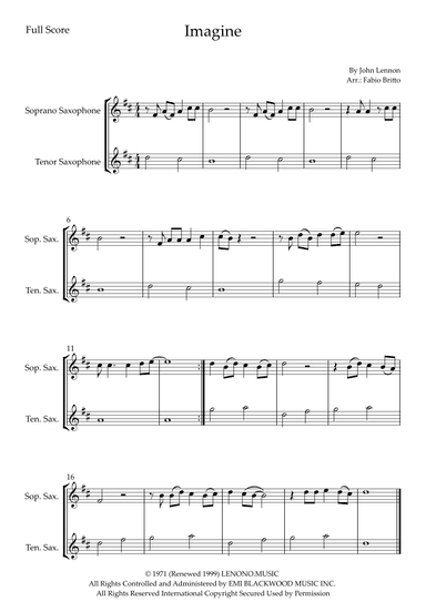 Imagine (arr. Fabio Britto)