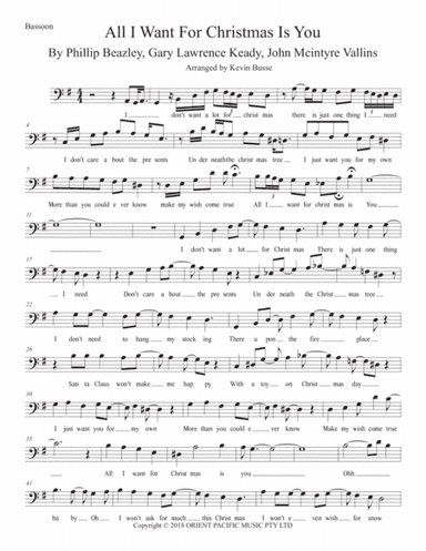 All I Want For Christmas Is You (arr. Kevin Busse)