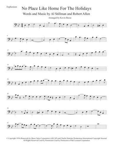(There's No Place Like) Home For The Holidays (arr. Kevin Busse)