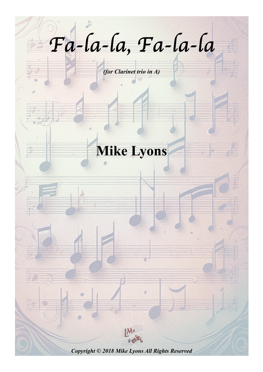 Clarinet Trio - Fa-la-la, Fa-la-la (A clarinets)