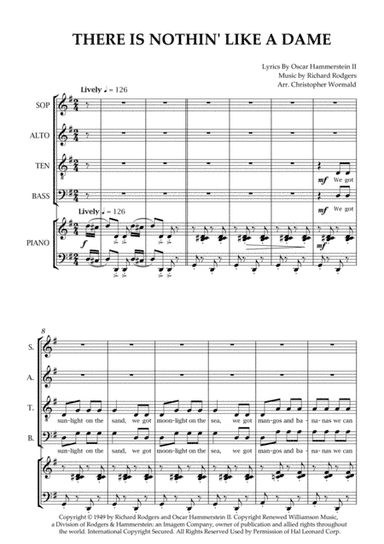 There Is Nothin' Like A Dame (arr. Christopher Wormald)