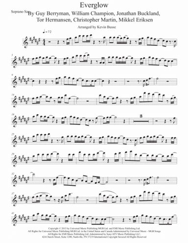 Everglow (arr. Kevin Busse)