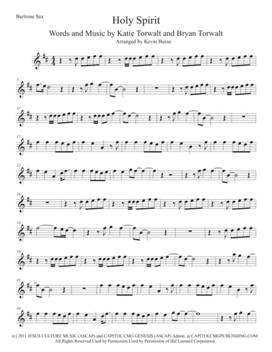 Holy Spirit (arr. Kevin Busse)