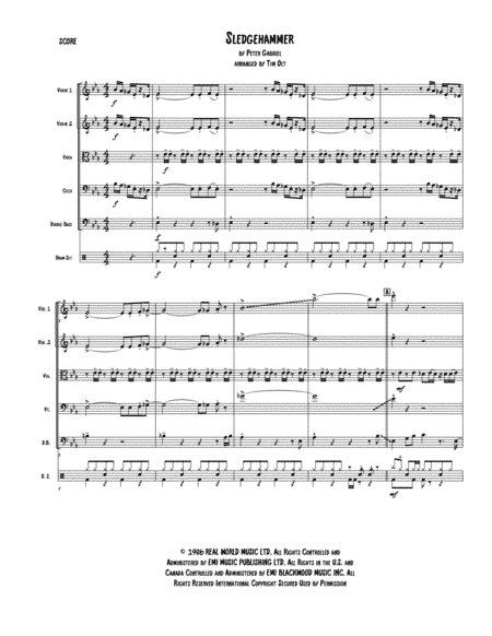 Sledgehammer (arr. Tim Olt)