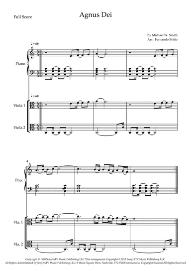 Agnus Dei (arr. Fernando Britto)