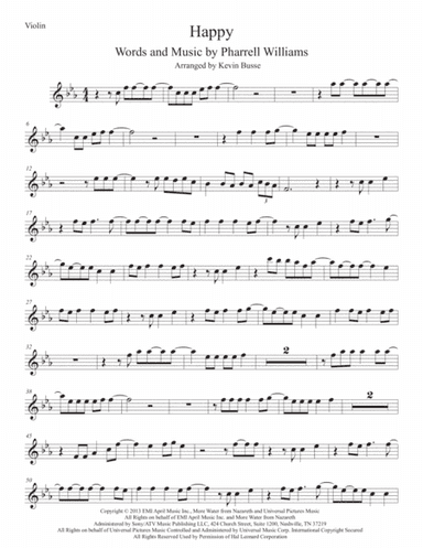 Happy (arr. Kevin Busse)