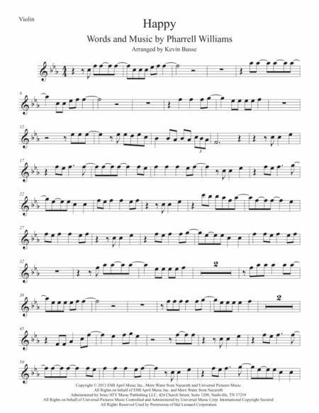 Happy (arr. Kevin Busse)