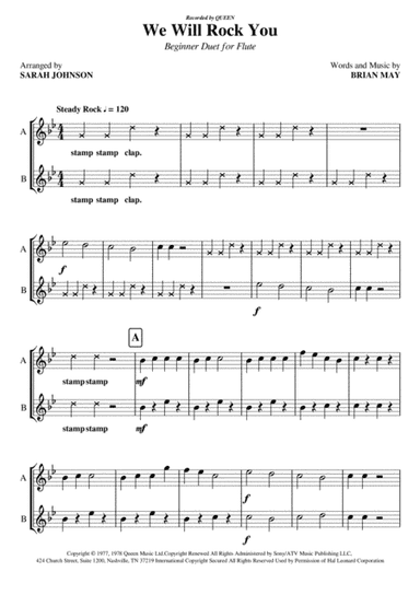 We Will Rock You (arr. Sarah Johnson)