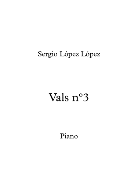 Vals nº3