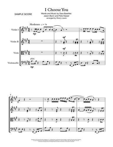 I Choose You (arr. Sherry Lewis)