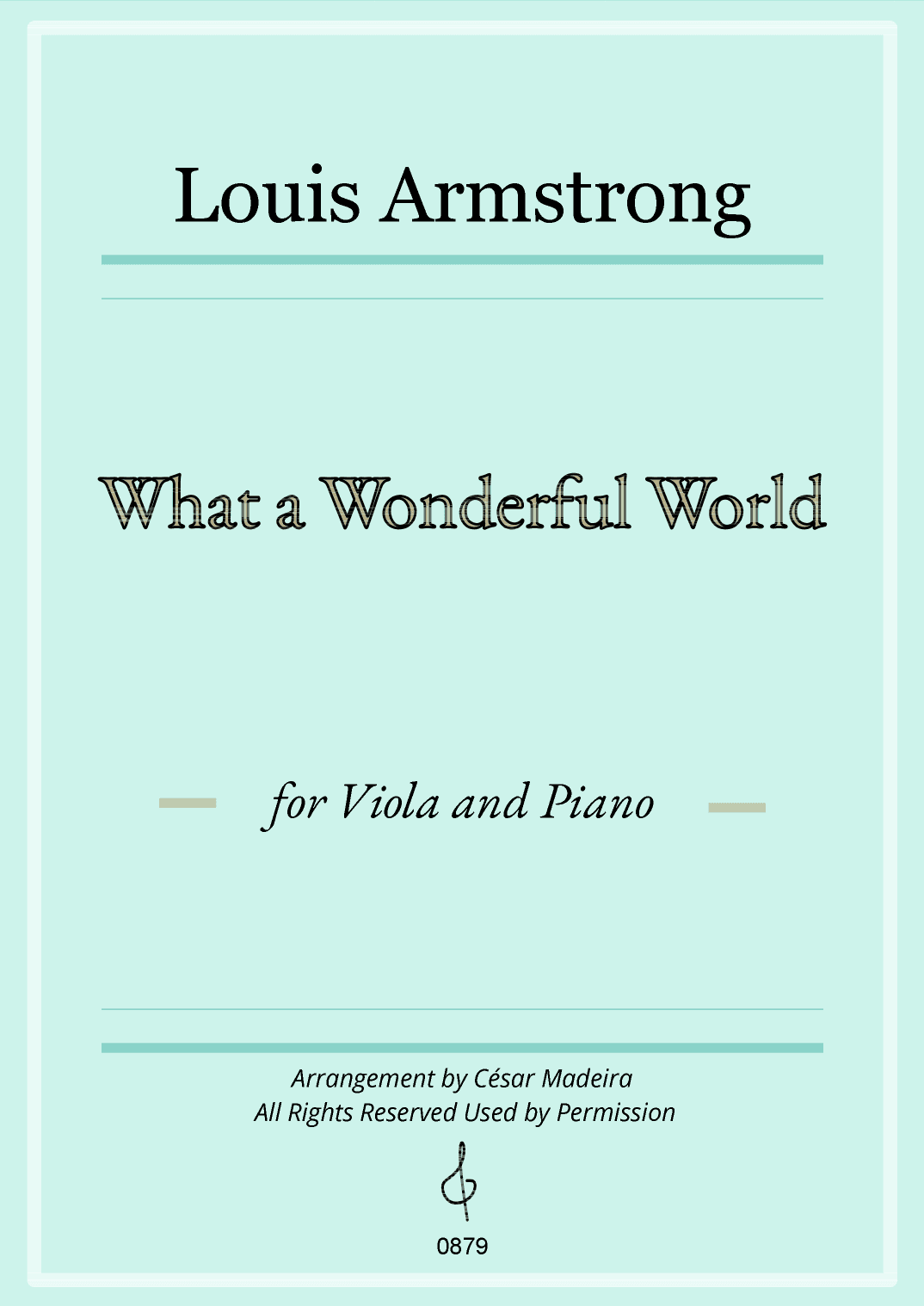 What A Wonderful World (arr. César Madeira)