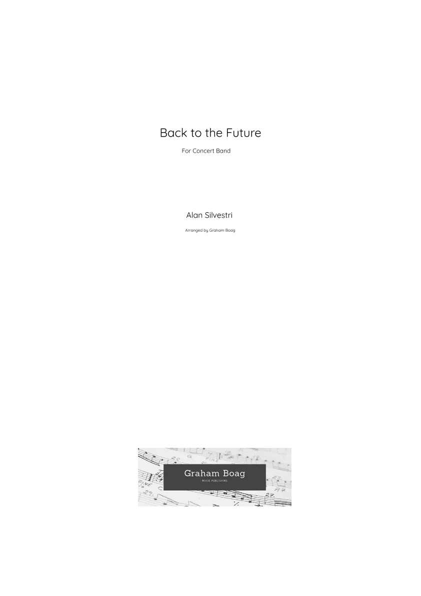 Back To The Future (arr. Graham Boag)