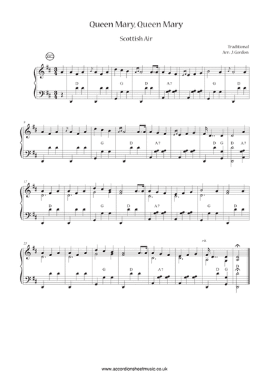 Queen Mary, Queen Mary (arr. Julia Gordon)