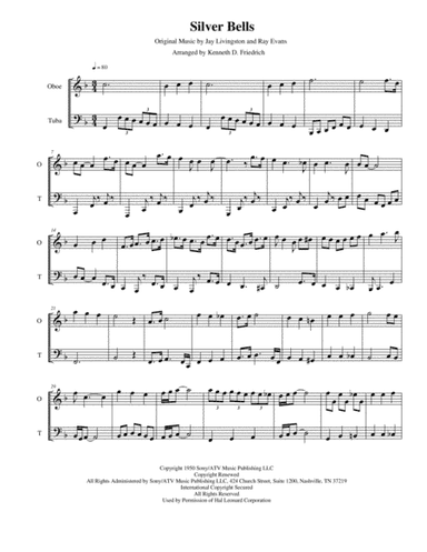 Silver Bells (arr. Kenneth D. Friedrich)