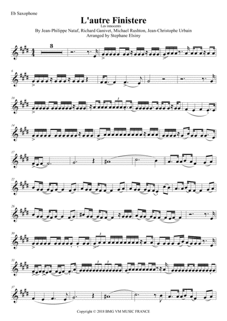 L'autre Finistere (arr. Stephane ELSINY)