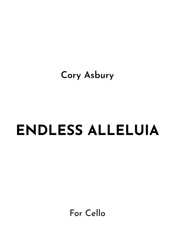 Endless Alleluia (arr. Jireh J.)