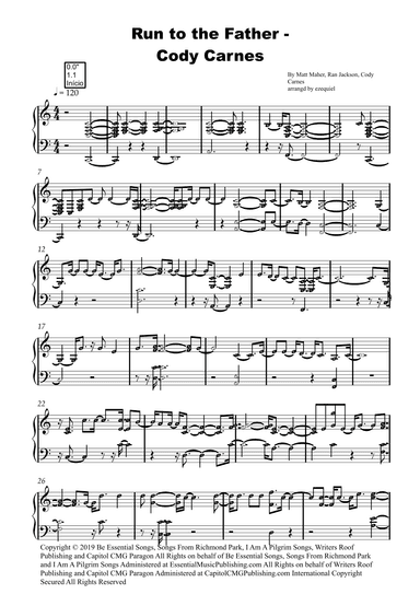 Run To The Father (arr. BY EZEQUIEL EDIÇÕES)