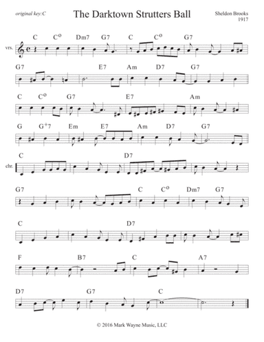 Darktown Strutters Ball, The (arr. Mark Huxhold)