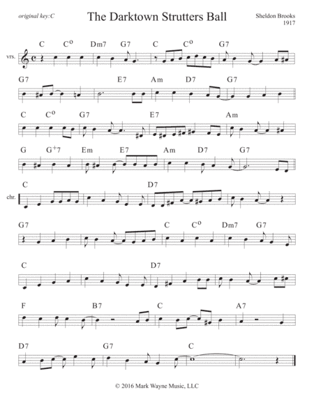 Darktown Strutters Ball, The (arr. Mark Huxhold)